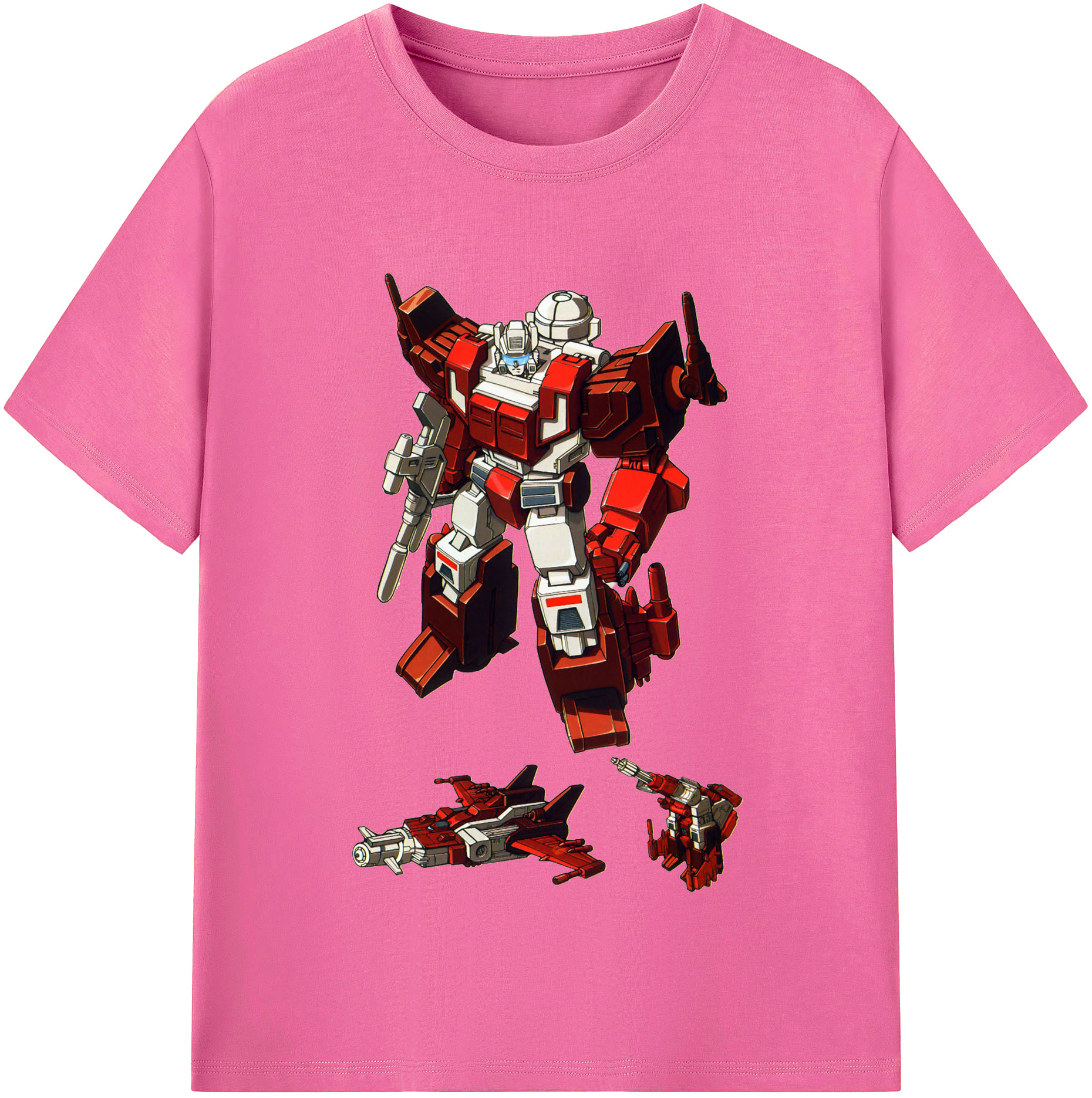 （画像用）  レディースカジュアルプリントTシャツ（綿100％）